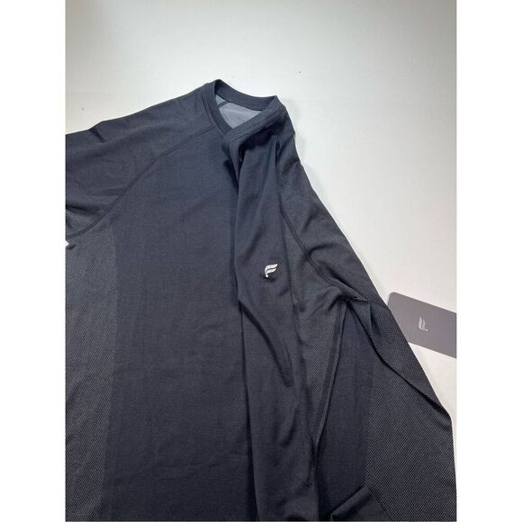NEW Fabletics The Training Day Long Sleeve Tee Black Men's Size Extra Large XL - Picture 7 of 10